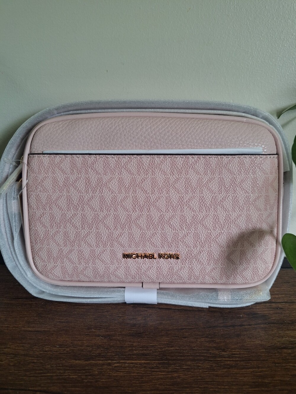 Michael Kors Pink Crossbody Camera Bag